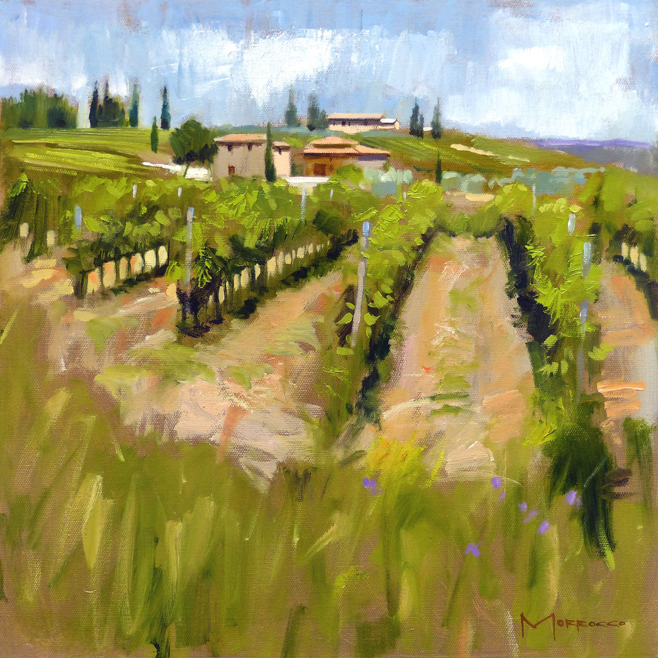 Jack  Morrocco Tuscan Vineyard, Late Spring