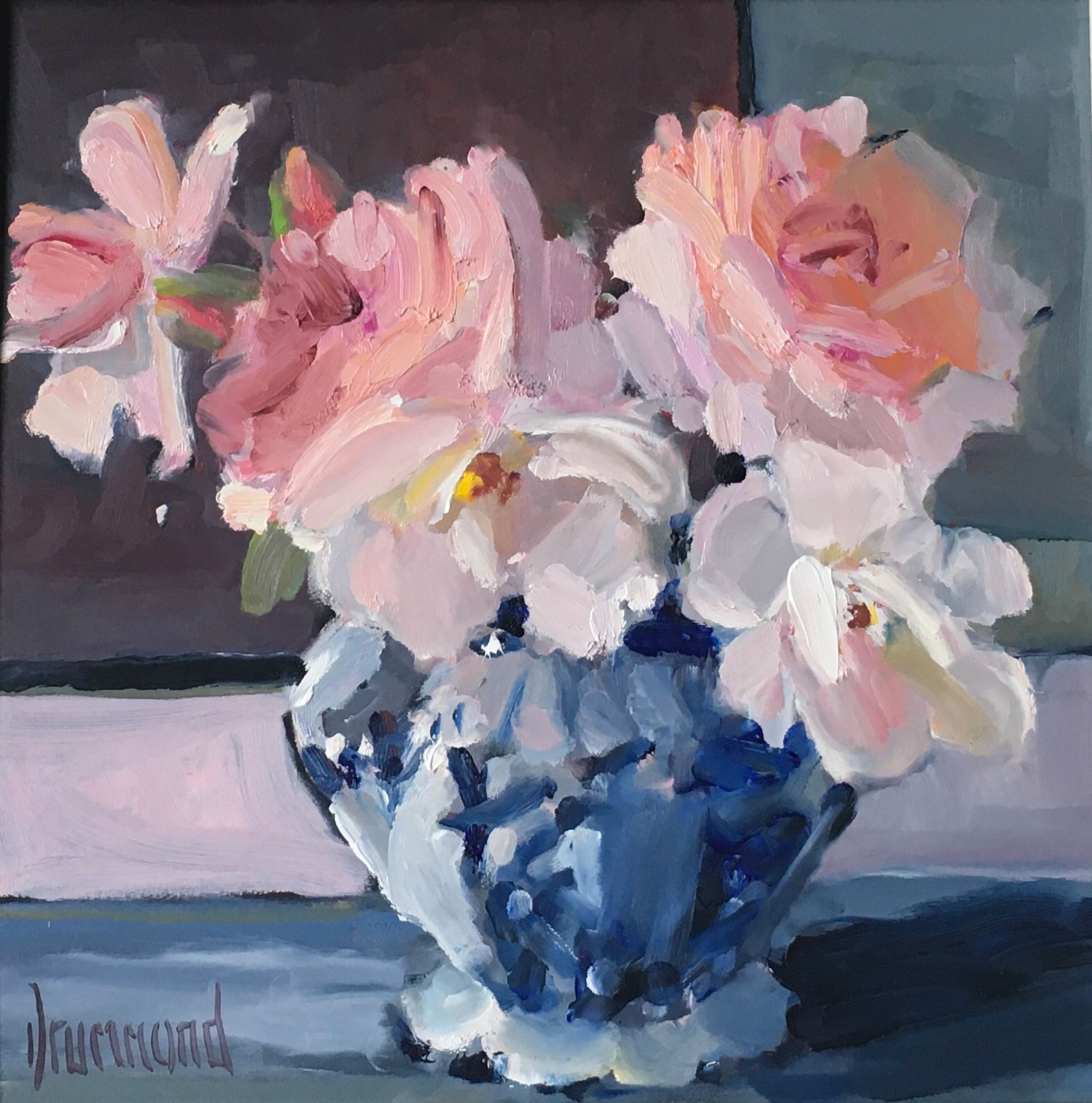 Marion Drummond Delicate Pink Roses
