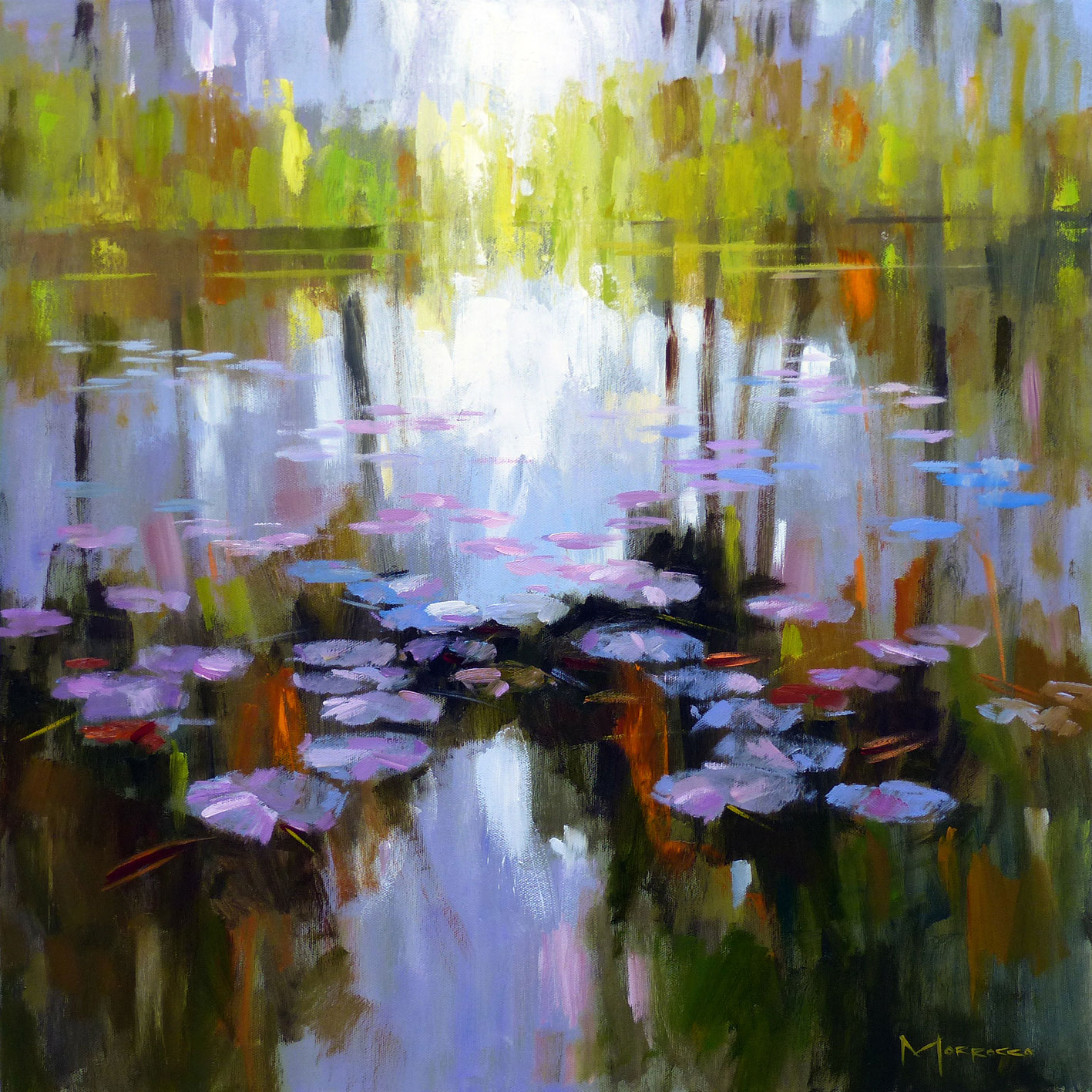Jack Morrocco Lily Pond, Early Morning Light