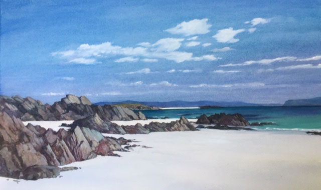 Jan  Fisher The Strand of the Monks, Iona